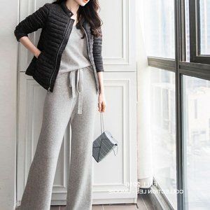 Women Pants 2020 New Winter Soft Waxy